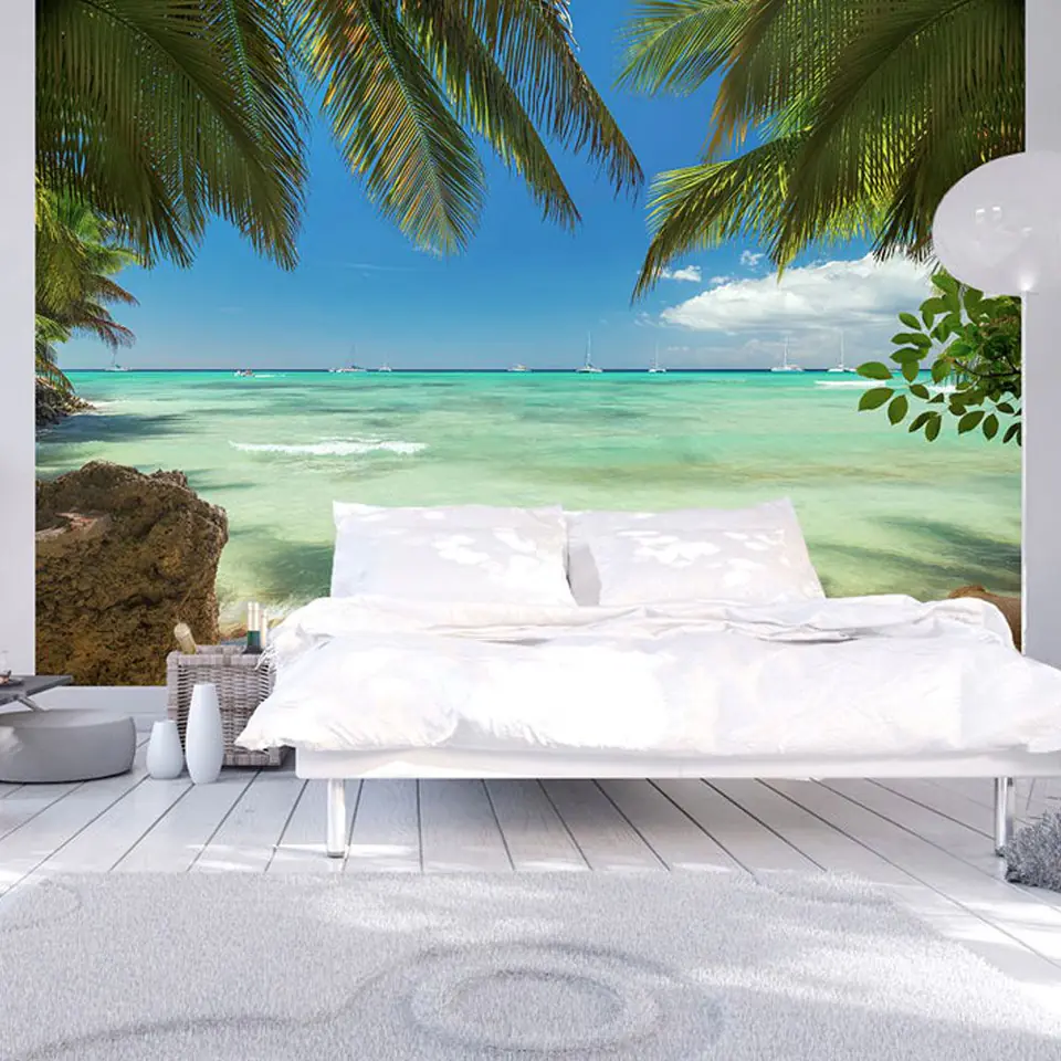 ⁨Fototapeta - Relaks na plaży (rozmiar 245x175, wykończenie Samoprzylepna)⁩ w sklepie Wasserman.eu