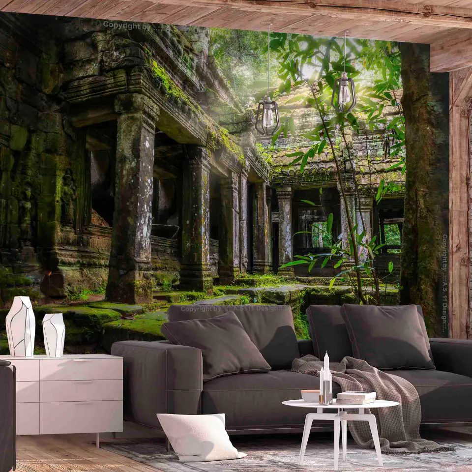 ⁨Self-adhesive wall mural - Preah Khan (size 98x70)⁩ at Wasserman.eu