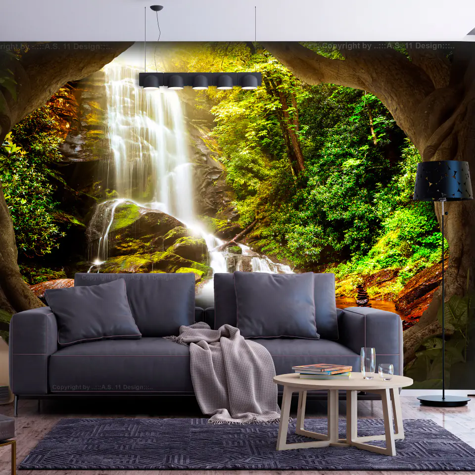 ⁨Wall mural - Forest enclave (size 100x70)⁩ at Wasserman.eu