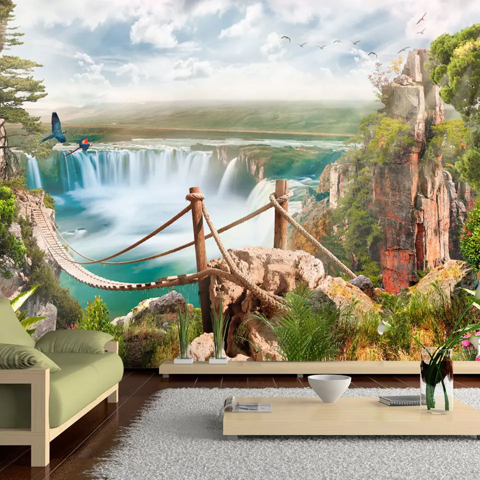 ⁨Self-adhesive mural - Hidden paradise (size 196x140)⁩ at Wasserman.eu
