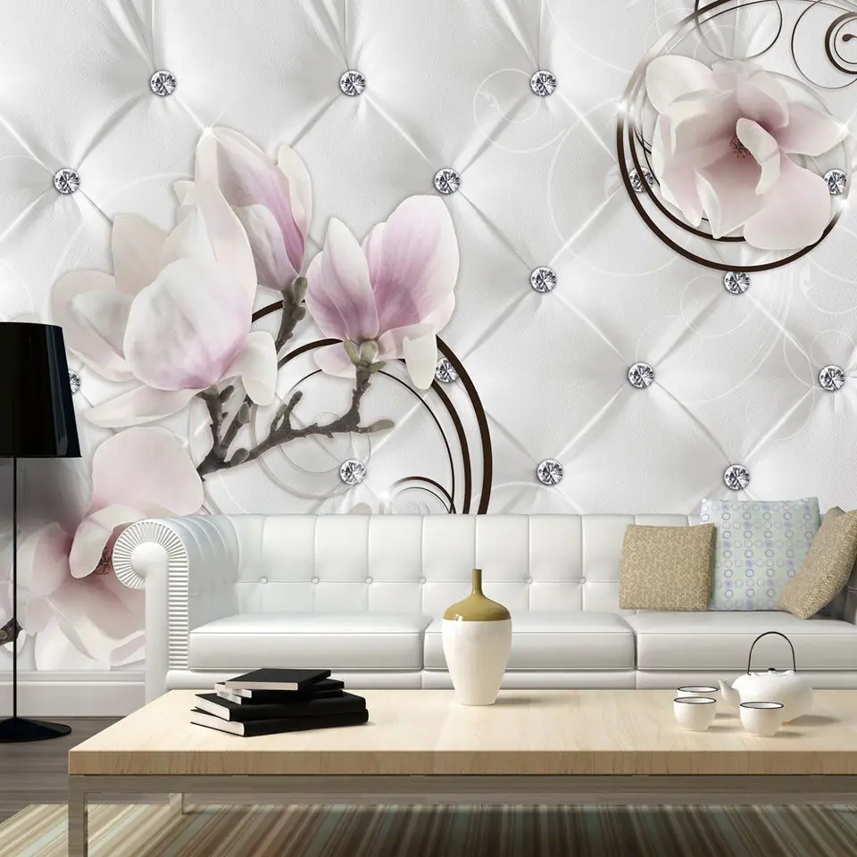 ⁨Self-adhesive wall mural - Floral luxury (size 98x70)⁩ at Wasserman.eu