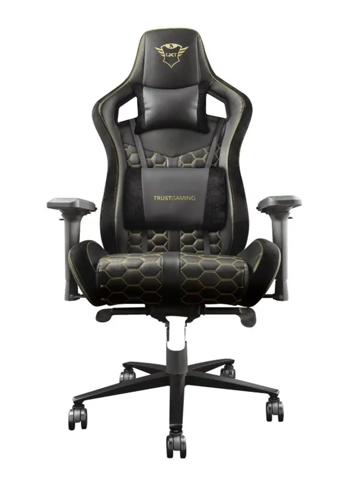 Trust GXT 712 Resto Pro Universal-Gamingstuhl Schwarz, Gelb im Wasserman.eu