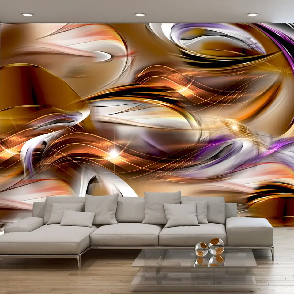 ⁨Wall mural - Amber sea (size 100x70)⁩ at Wasserman.eu