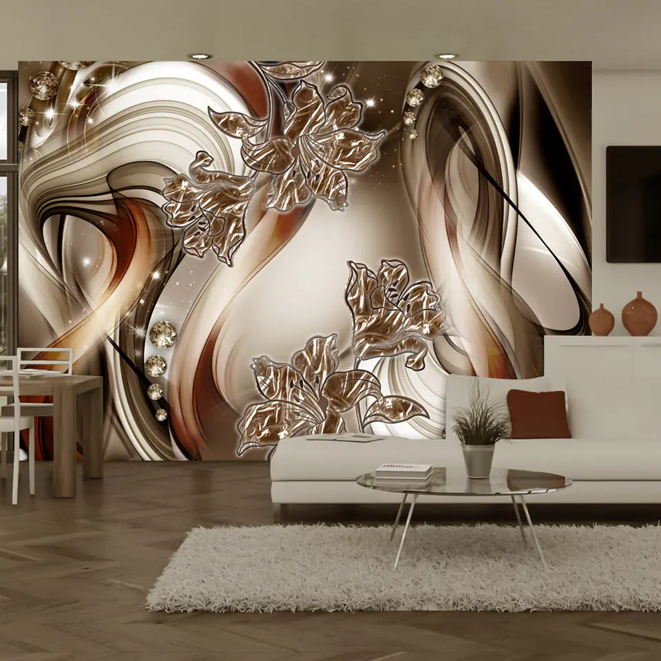 ⁨Self-adhesive mural - Brown symphony (size 98x70)⁩ at Wasserman.eu