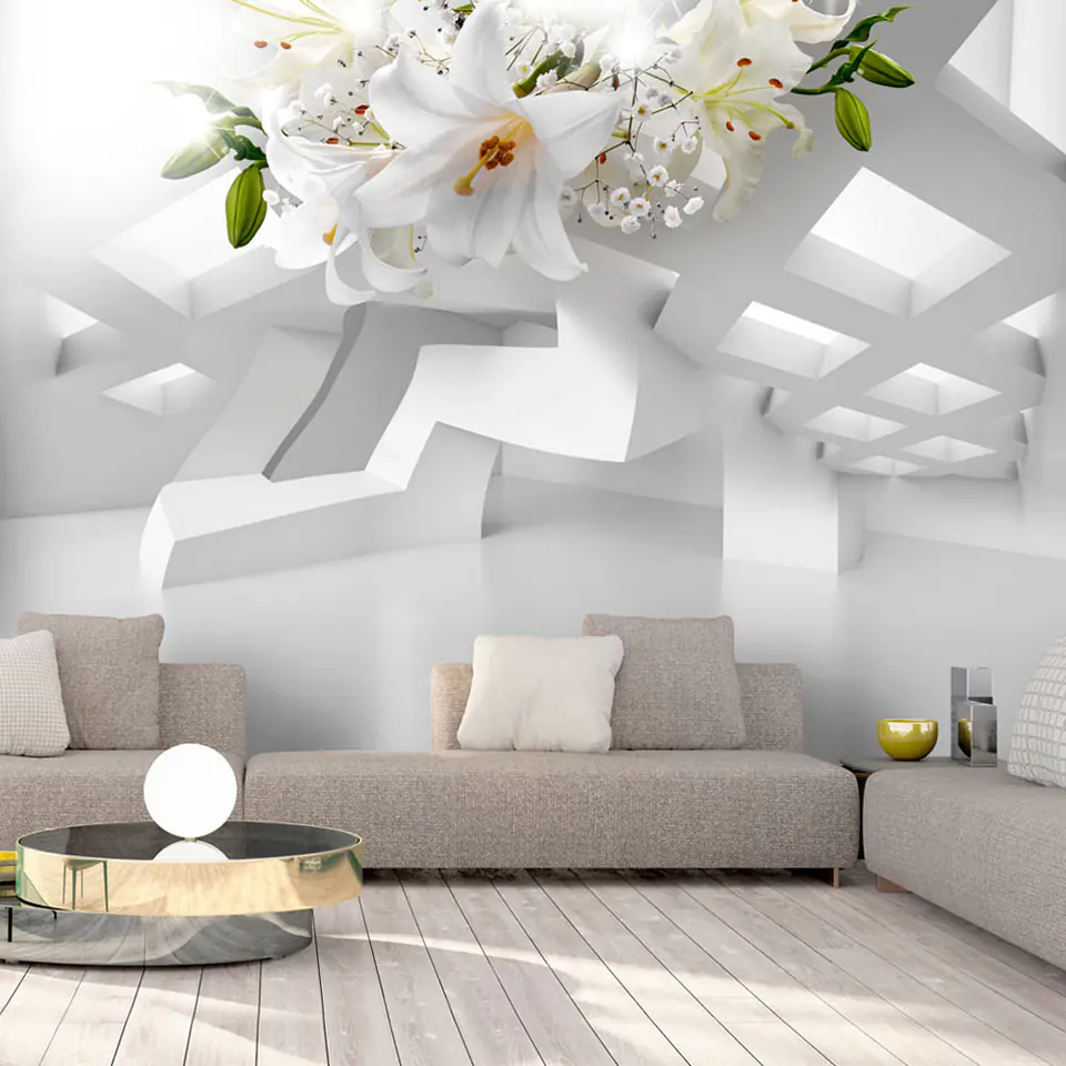 ⁨Self-adhesive mural - Abstract mirage (size 98x70)⁩ at Wasserman.eu