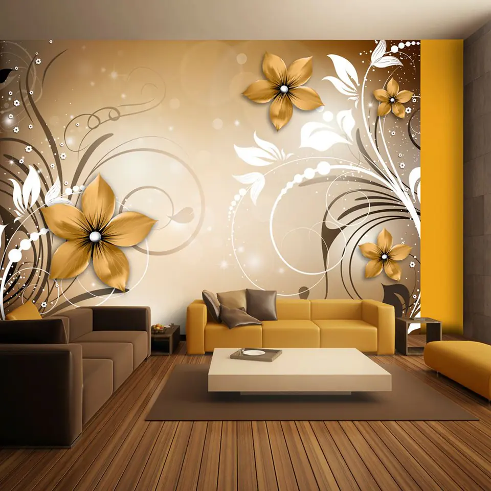 ⁨Self-adhesive mural - Brown Rhapsody (size 196x140)⁩ at Wasserman.eu