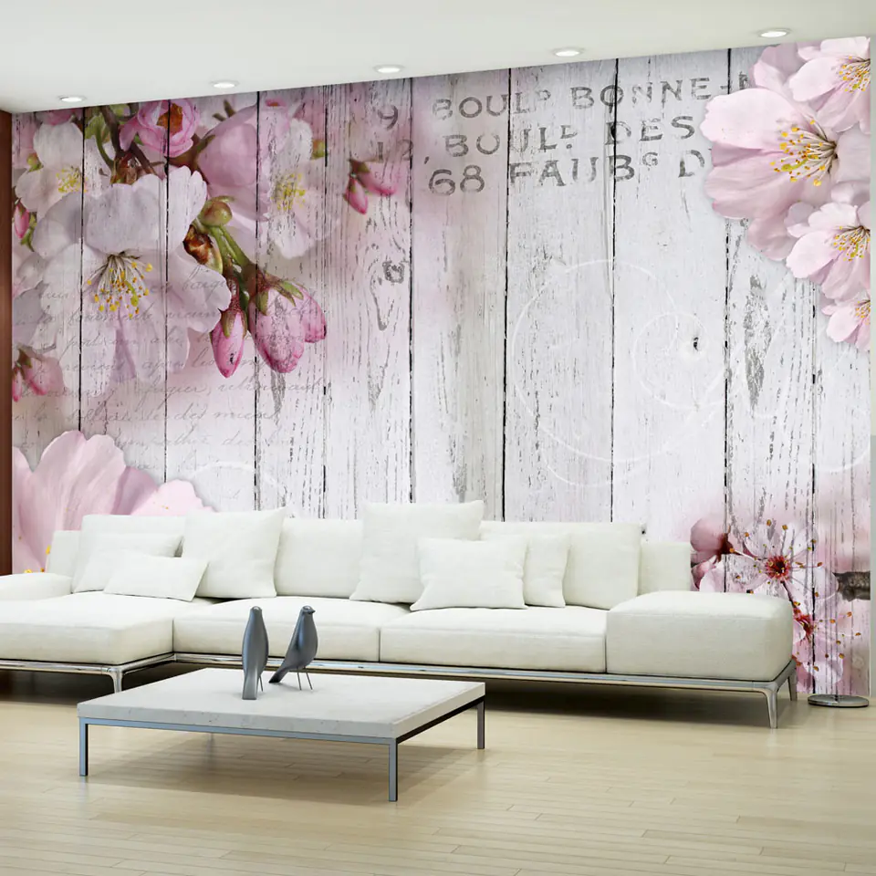 ⁨Wall mural - Apple blossoms (size 400x280)⁩ at Wasserman.eu