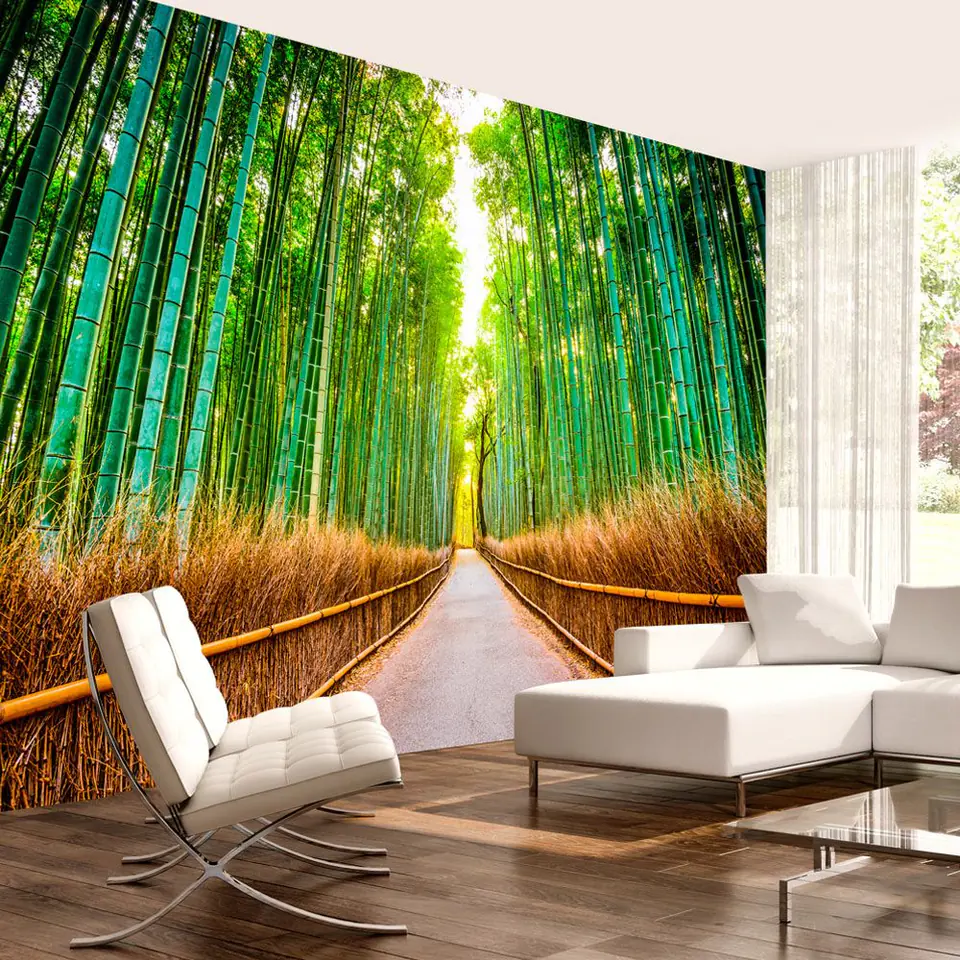 ⁨Fototapeta - Bambusowy las (rozmiar 250x175, wykończenie Premium)⁩ w sklepie Wasserman.eu