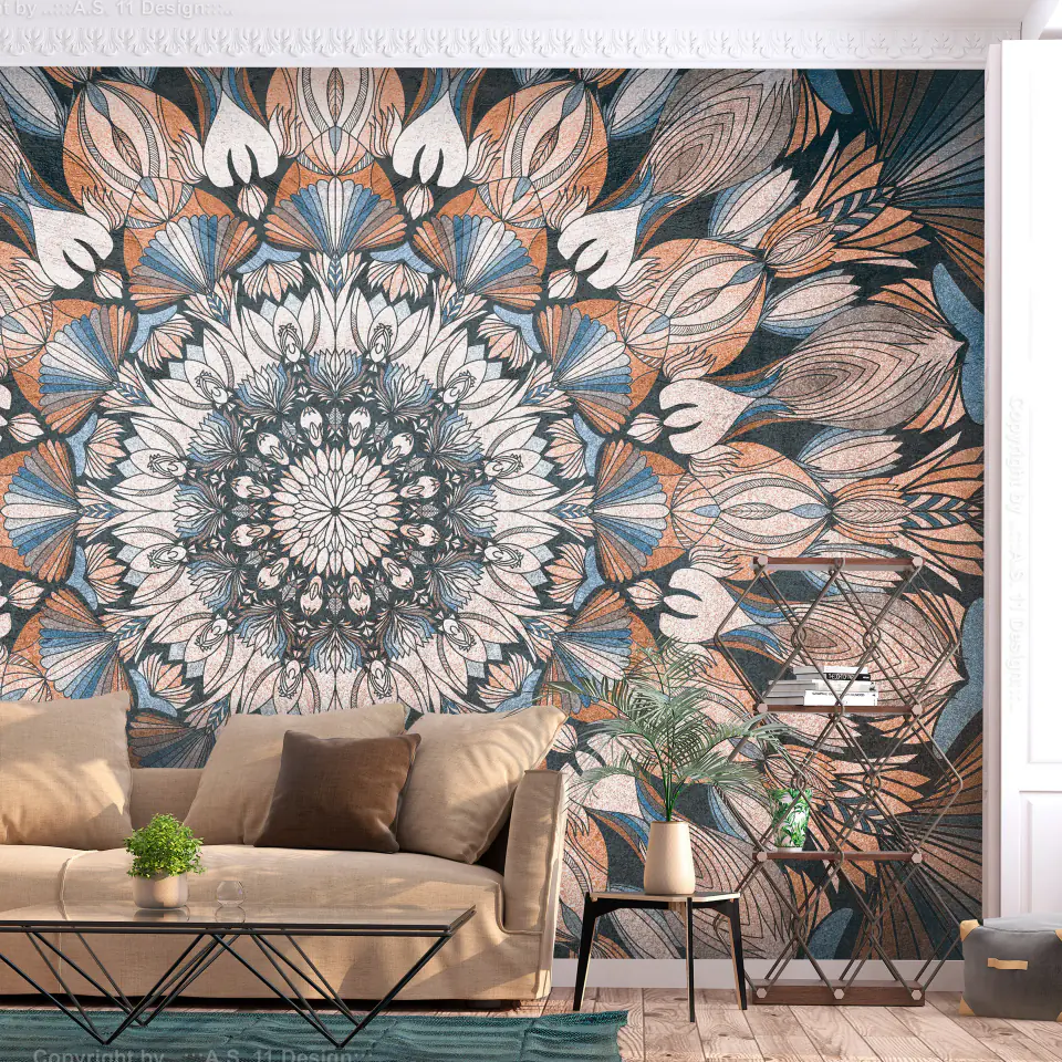 ⁨Self-adhesive wall mural - Hetman mandala (size 245x175)⁩ at Wasserman.eu