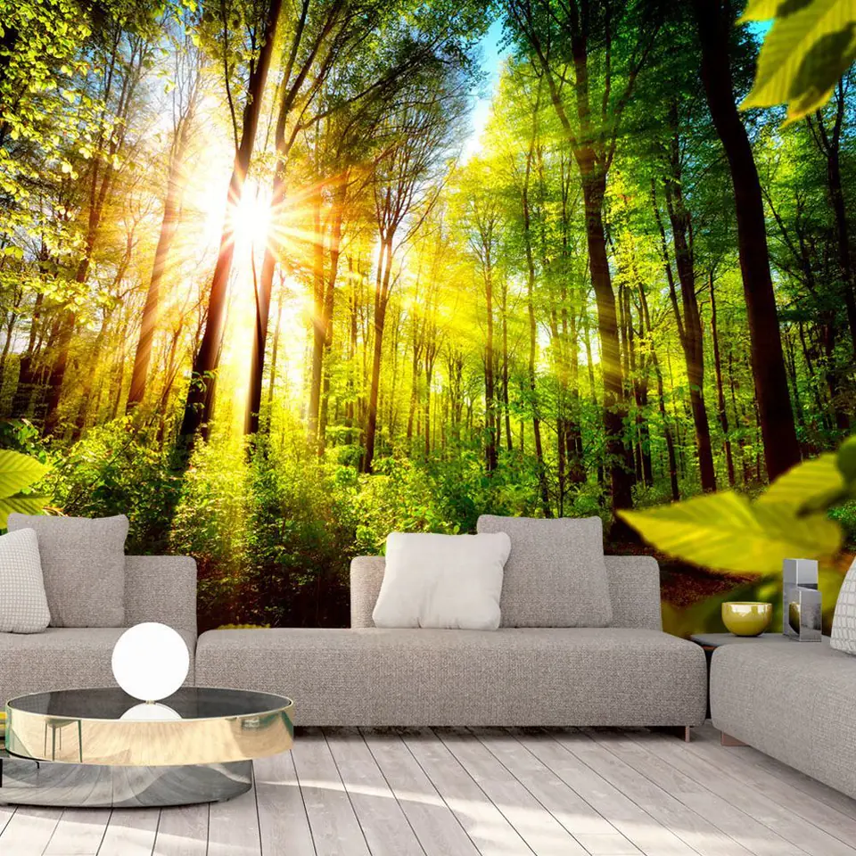 ⁨Wall mural - Forest hideout (size 100x70)⁩ at Wasserman.eu