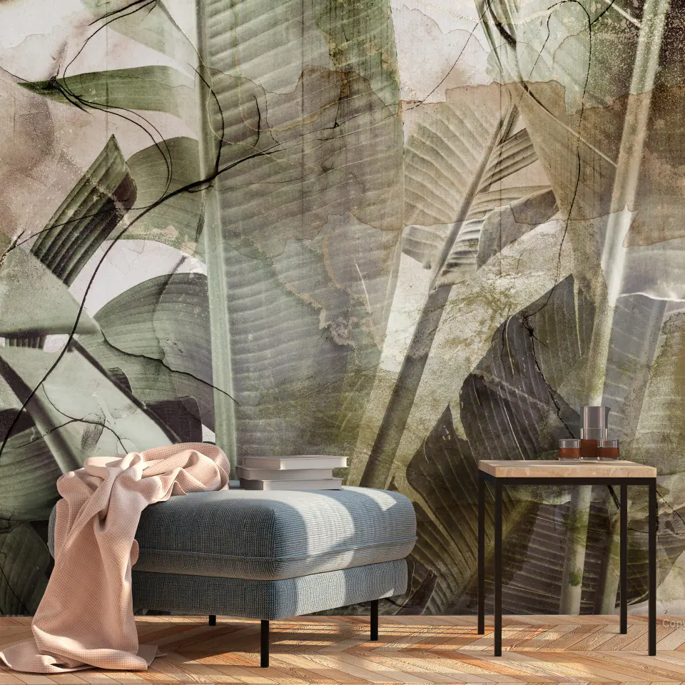 ⁨Wall mural - Banana jungle (size 250x175)⁩ at Wasserman.eu