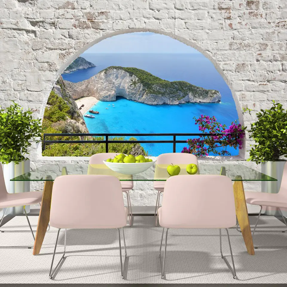 ⁨Fototapeta - Kalamaki, Zakynthos (rozmiar 150x105, wykończenie Premium)⁩ w sklepie Wasserman.eu