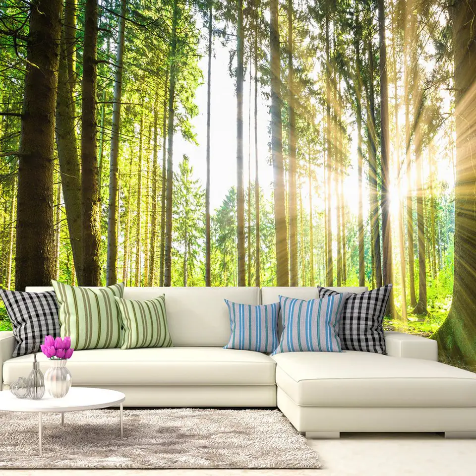 ⁨Self-adhesive wall mural - Forest stories (size 245x175)⁩ at Wasserman.eu