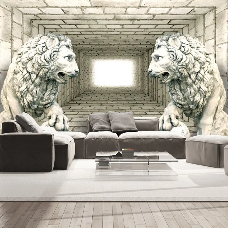 ⁨Wall mural - Lions' Chamber (size 100x70)⁩ at Wasserman.eu