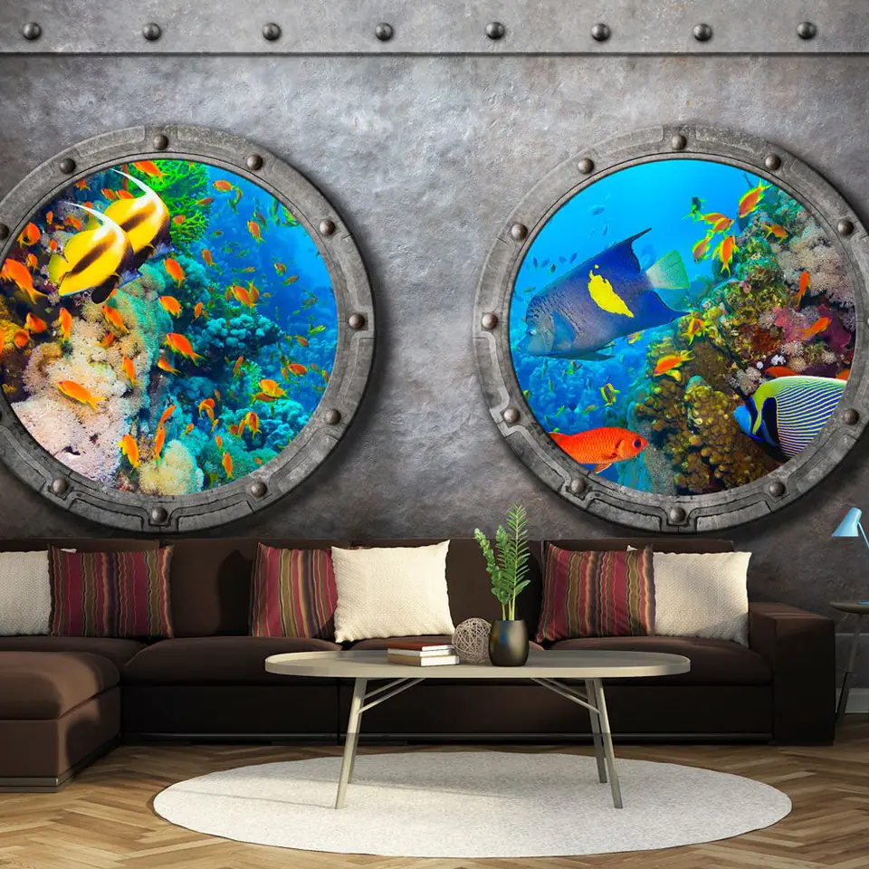 ⁨Self-adhesive wall mural - Window on the odorous world (size 98x70)⁩ at Wasserman.eu