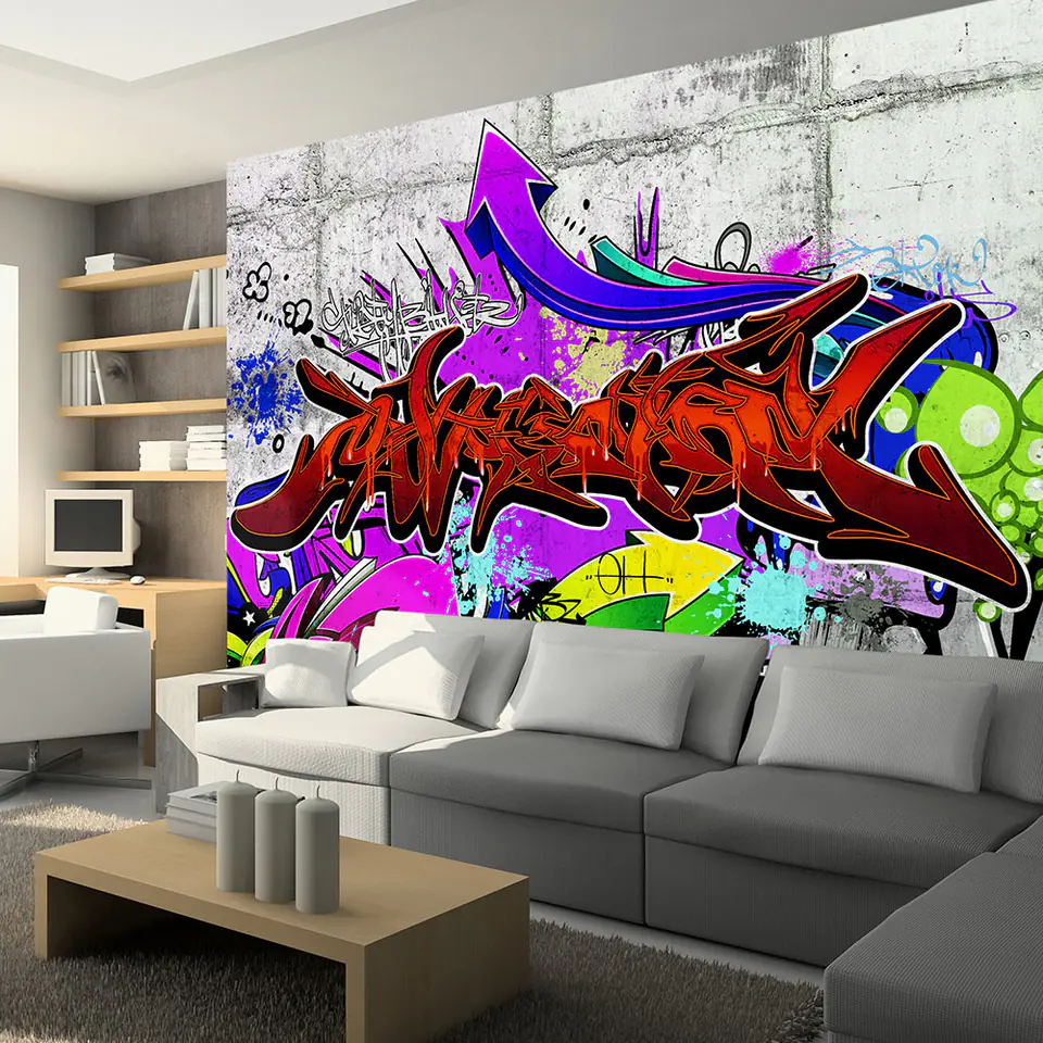 ⁨Self-adhesive wall mural - Urban style (size 98x70)⁩ at Wasserman.eu