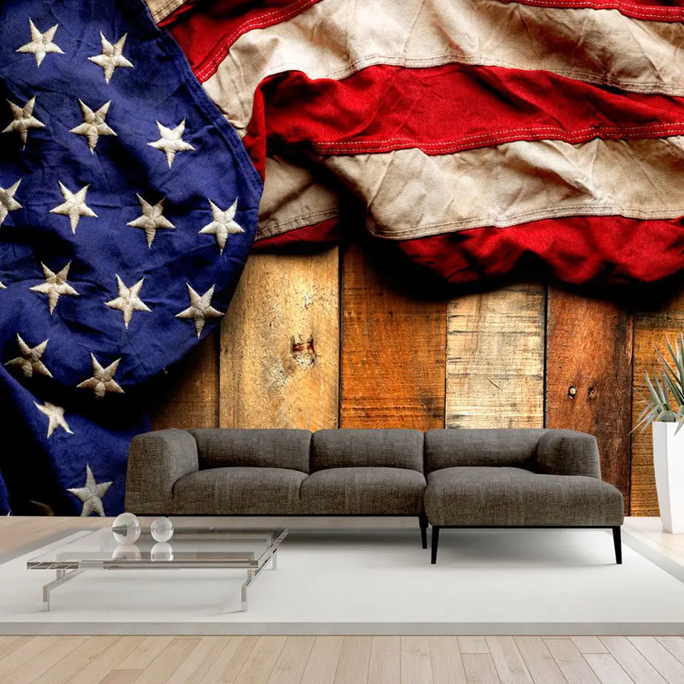 ⁨Wall mural - American style (size 100x70)⁩ at Wasserman.eu