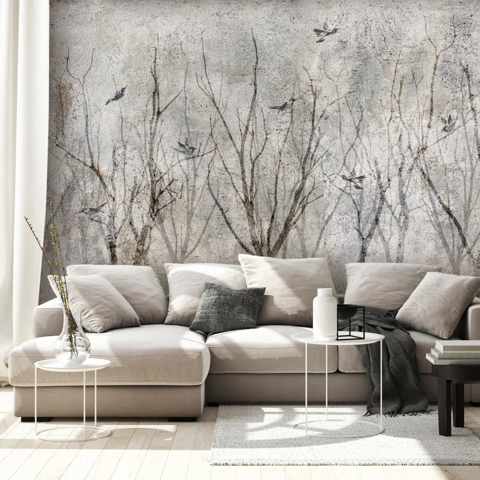 ⁨Wall mural - Singing in the forest (size 250x175)⁩ at Wasserman.eu