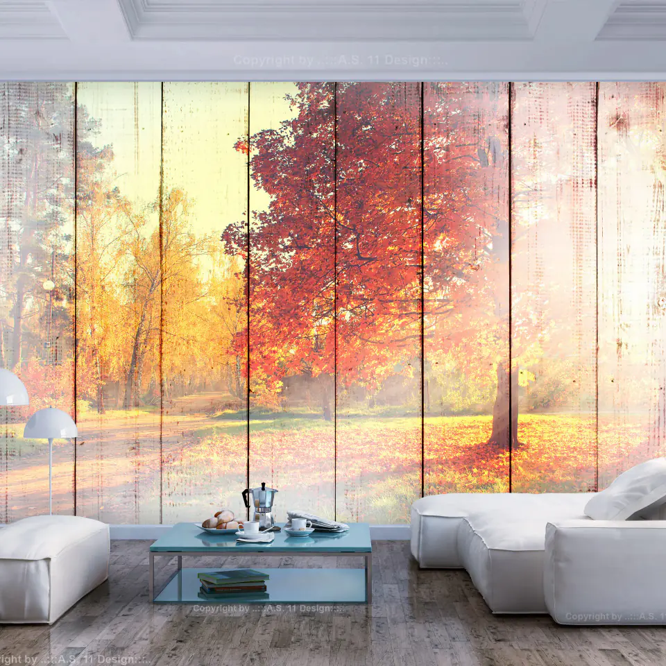 ⁨Wall mural - Autumn sun (size 100x70)⁩ at Wasserman.eu