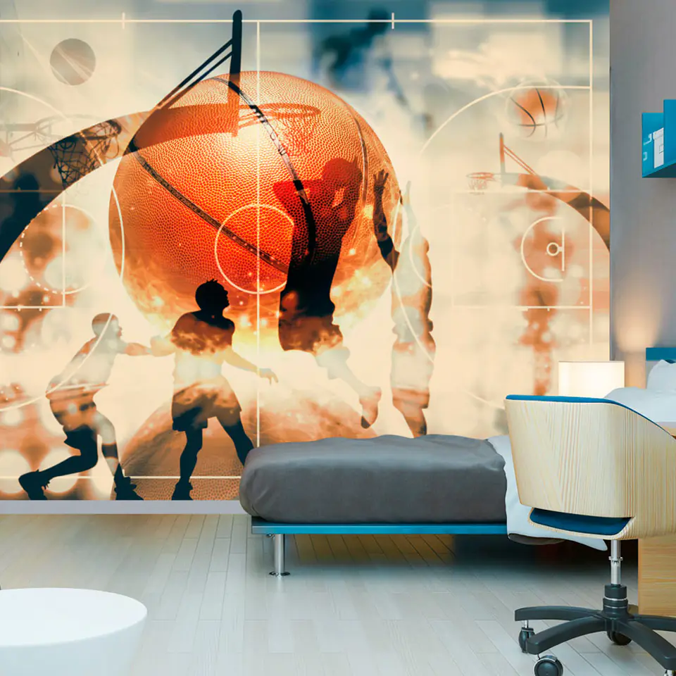 ⁨Wall mural - I love basketball! (size 98x70)⁩ at Wasserman.eu