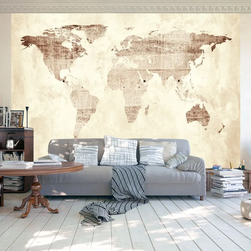 ⁨Fototapeta - Drogocenna mapa (rozmiar 196x140, wykończenie Samoprzylepna)⁩ w sklepie Wasserman.eu