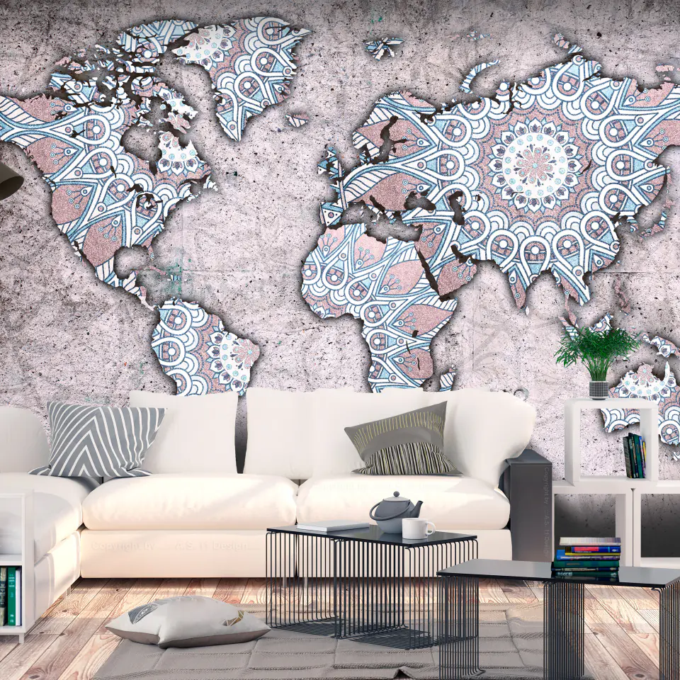 ⁨Fototapeta - Mandala z podróży (rozmiar 100x70, wykończenie Standard)⁩ w sklepie Wasserman.eu