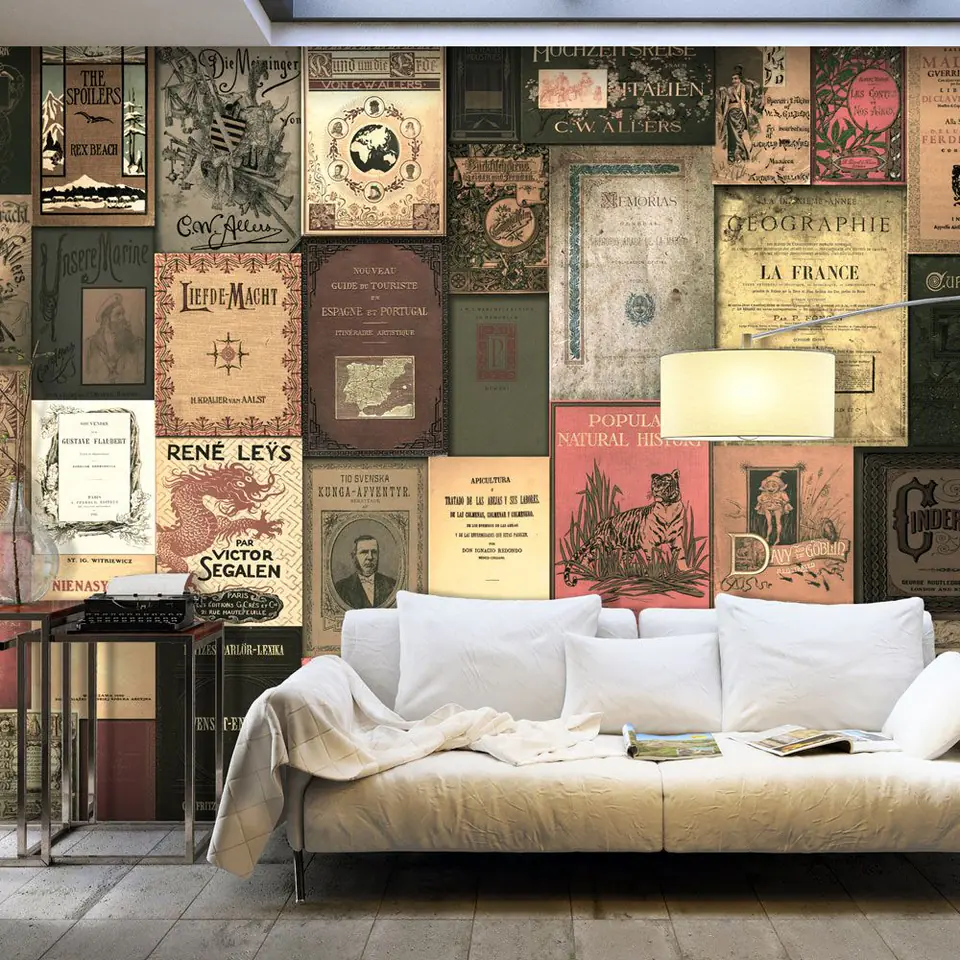 ⁨Self-adhesive wall mural - Book paradise (size 98x70)⁩ at Wasserman.eu