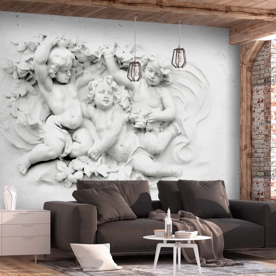 ⁨Self-adhesive mural - Love angel (size 196x140)⁩ at Wasserman.eu