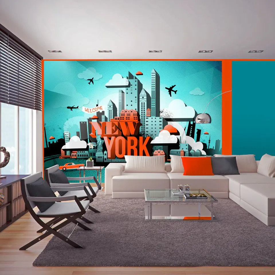 ⁨Wall mural - Welcome New York (size 100x70)⁩ at Wasserman.eu