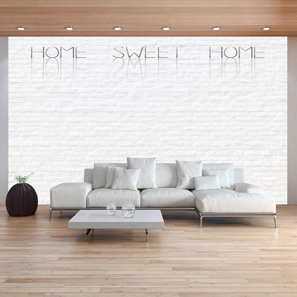 ⁨Fototapeta - Home, sweet home - wall (rozmiar 350x245, wykończenie Standard)⁩ w sklepie Wasserman.eu