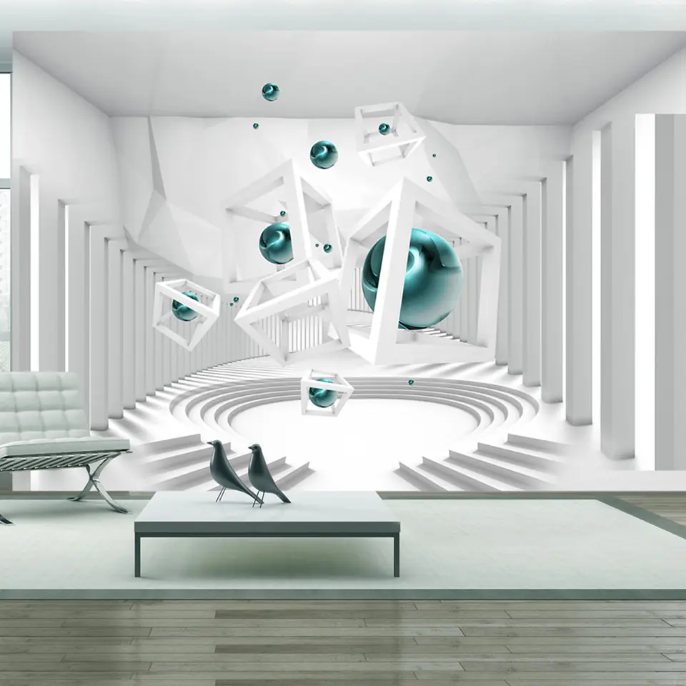 Wall mural - Geometry corridor (size 100x70) at Wasserman.eu