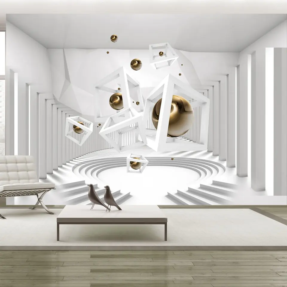 Wall mural - Geometric corridor (size 400x280) at Wasserman.eu