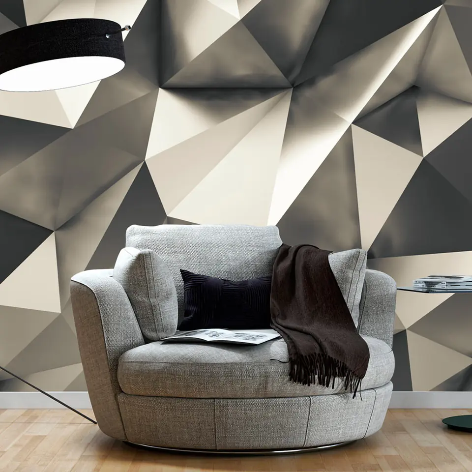 ⁨Wall mural - Space silver (size 100x70)⁩ at Wasserman.eu