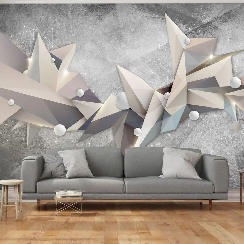 ⁨Fototapeta - Geometryczny gwiazdozbiór (rozmiar 300x210, wykończenie Standard)⁩ w sklepie Wasserman.eu
