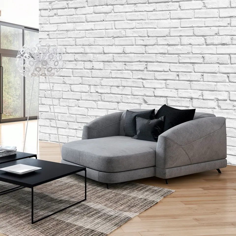⁨Wall mural - White stone (size 150x105)⁩ at Wasserman.eu
