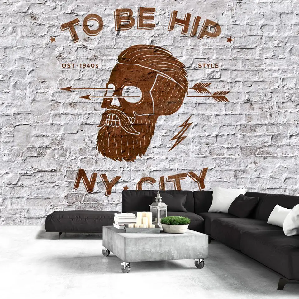 ⁨Wall mural - TO BE HIP (size 100x70)⁩ at Wasserman.eu