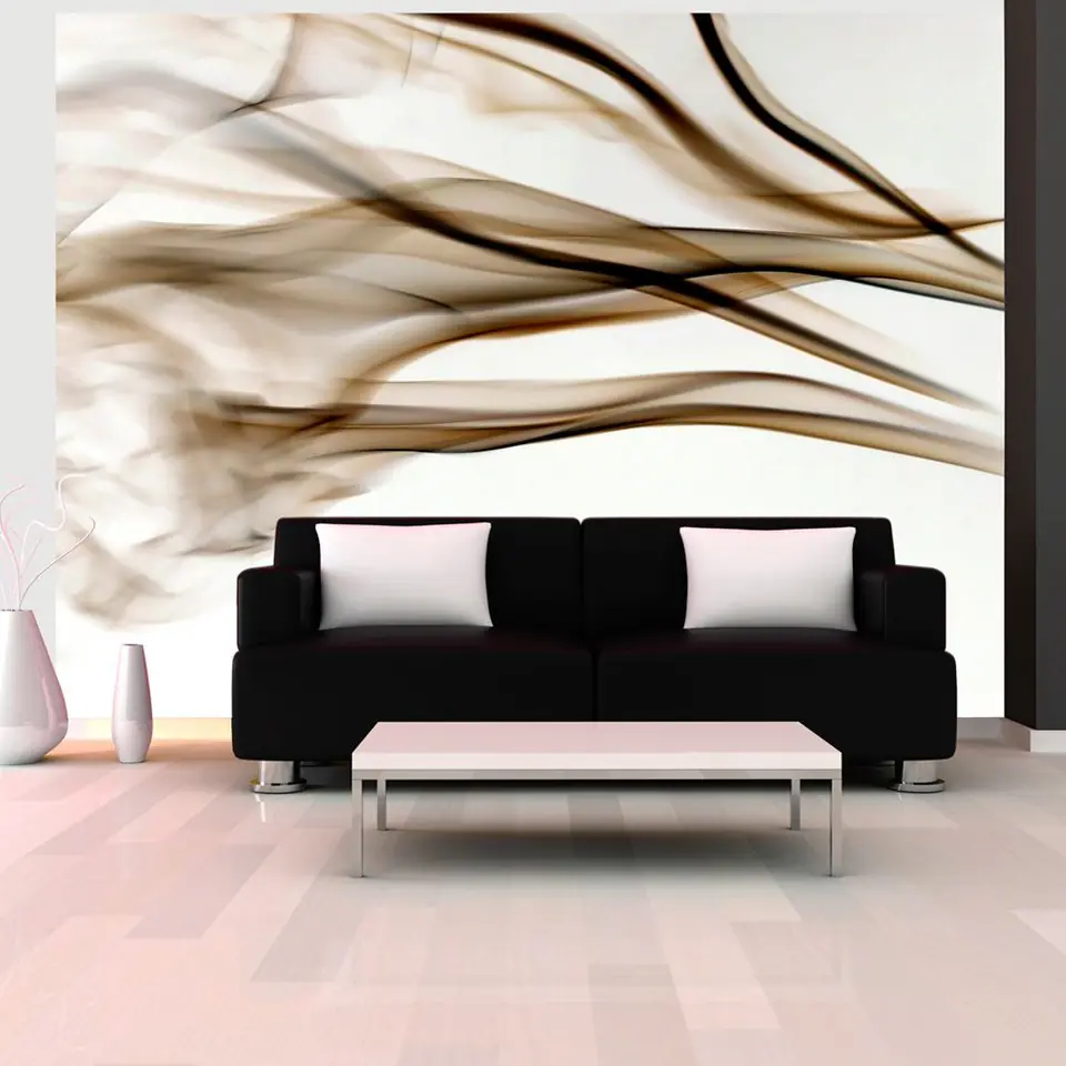 ⁨Wall mural - smoke - abstraction (size 200x154)⁩ at Wasserman.eu