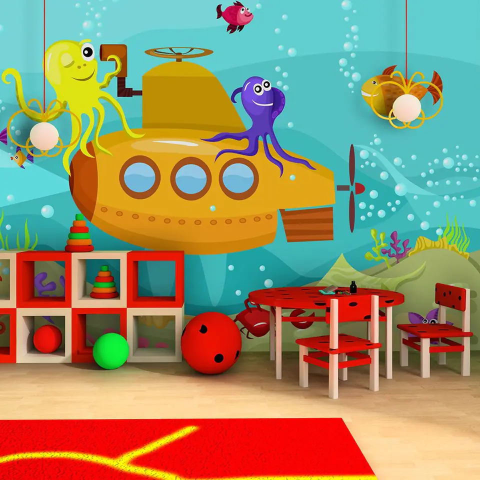 ⁨Wall mural - Submarine (size 200x154)⁩ at Wasserman.eu