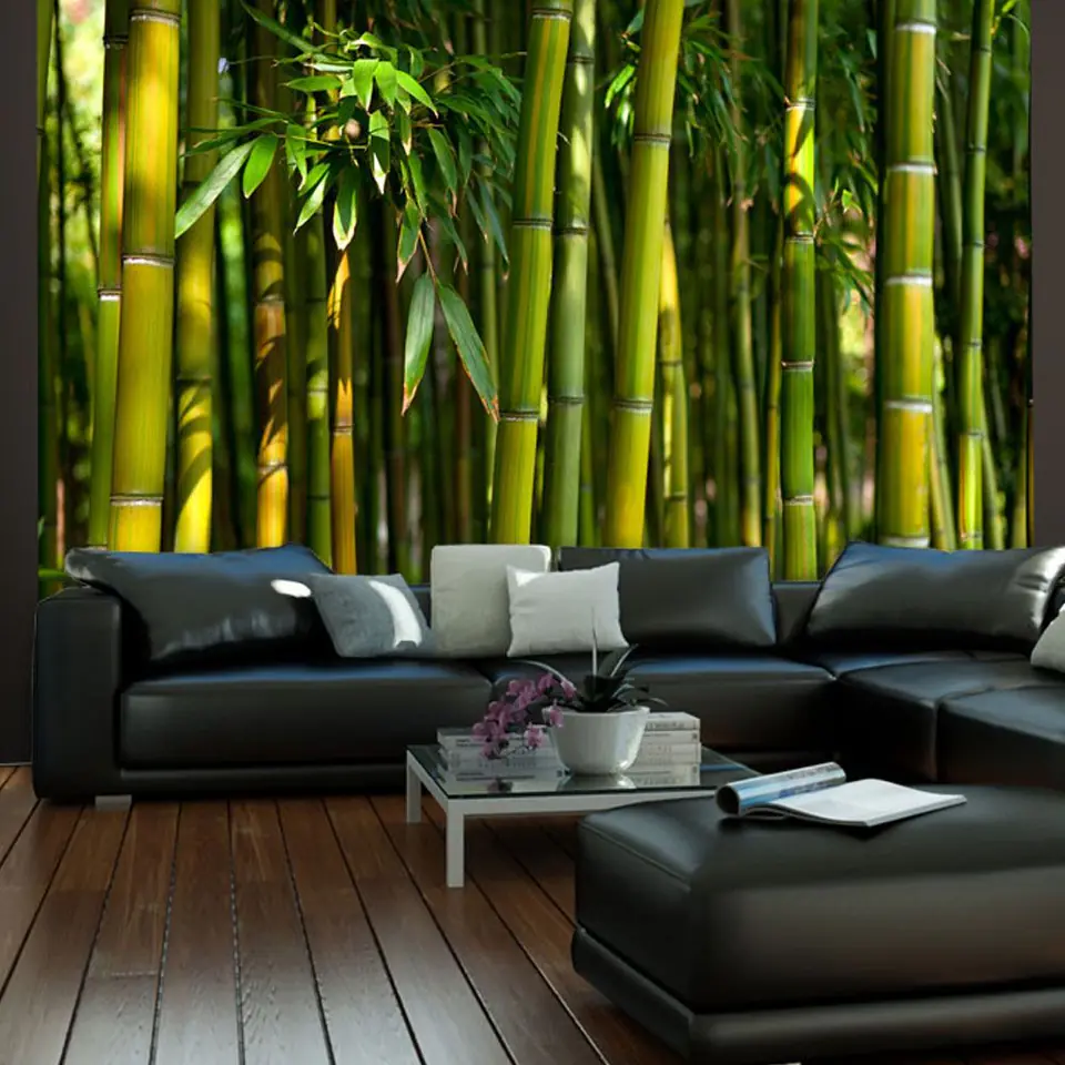 ⁨Wall mural - Asian bamboo forest (size 300x231)⁩ at Wasserman.eu