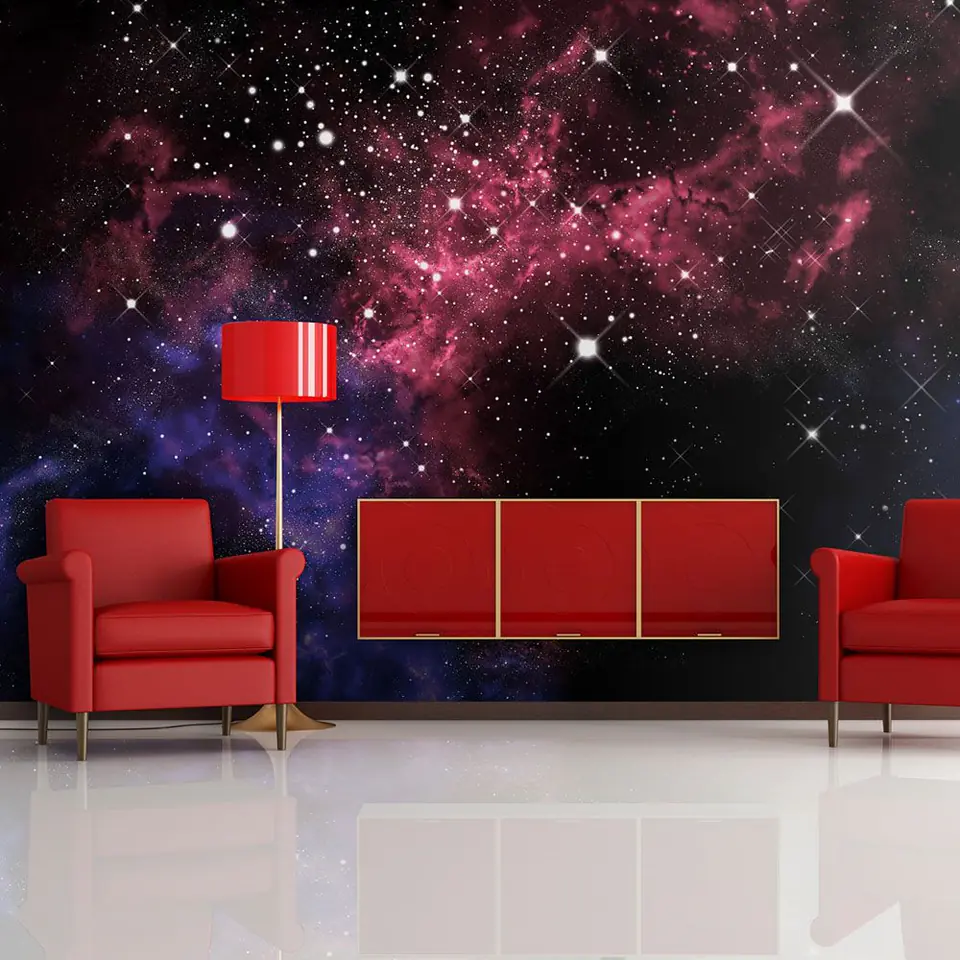 ⁨Wall mural - space - stars (size 200x154)⁩ at Wasserman.eu