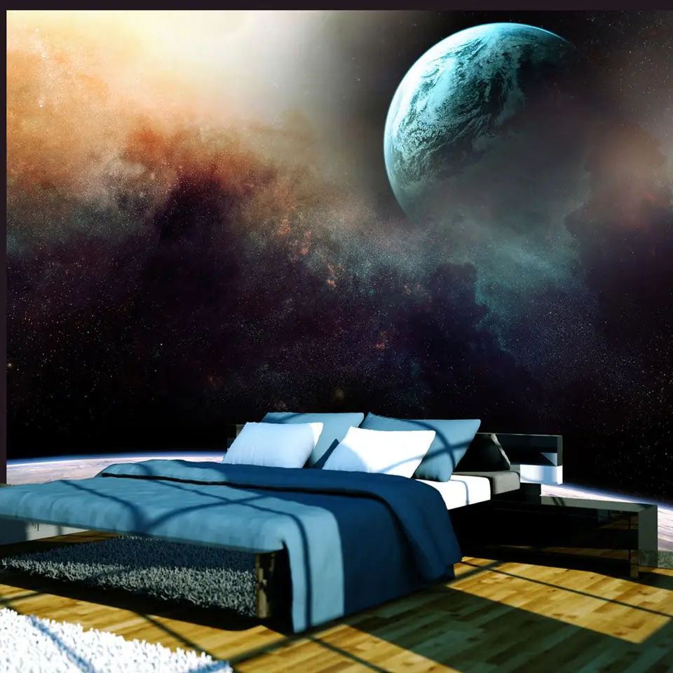 ⁨Wall mural - Like being on another planet (size 200x154)⁩ at Wasserman.eu