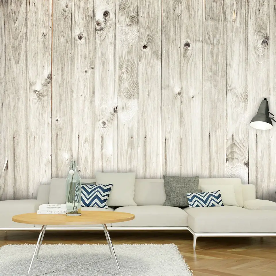 ⁨Wall mural - Wooden fence (size 250x193)⁩ at Wasserman.eu