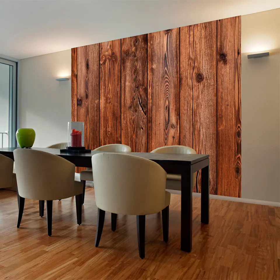 ⁨Wall mural - imitation - wood (size 200x154)⁩ at Wasserman.eu