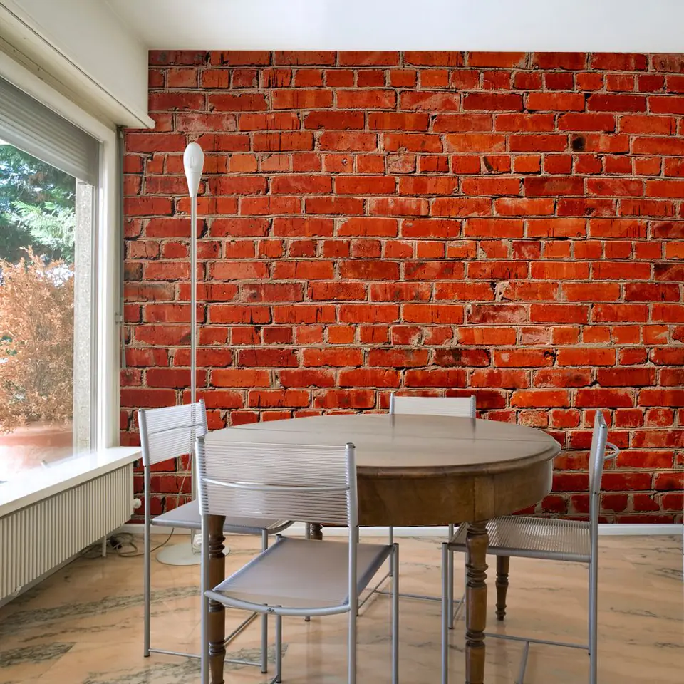 ⁨Wall mural - brick (size 200x154)⁩ at Wasserman.eu
