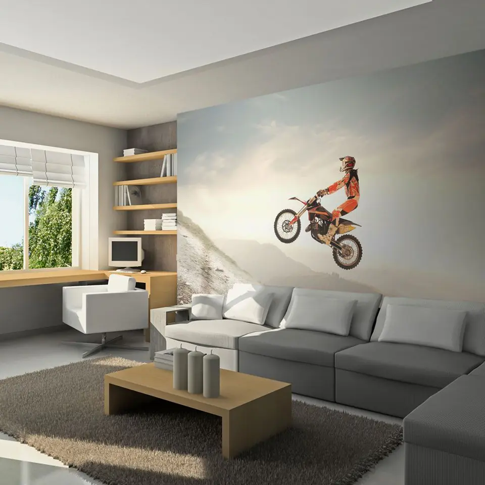 ⁨Wall mural - Motor sport (size 200x154)⁩ at Wasserman.eu