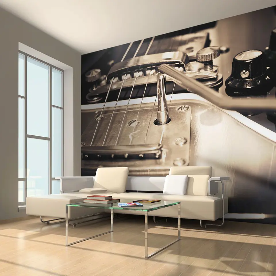 ⁨Wall mural - guitar (size 200x154)⁩ at Wasserman.eu