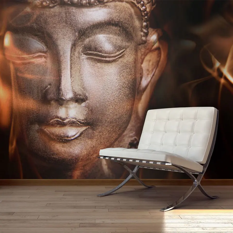 ⁨Wall mural - Buddha. Fire of meditation. (size 200x154)⁩ at Wasserman.eu