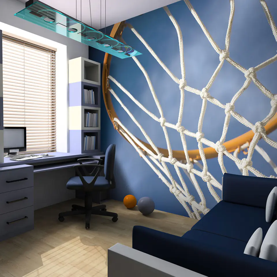 ⁨Wall mural - sports - basketball (size 200x154)⁩ at Wasserman.eu
