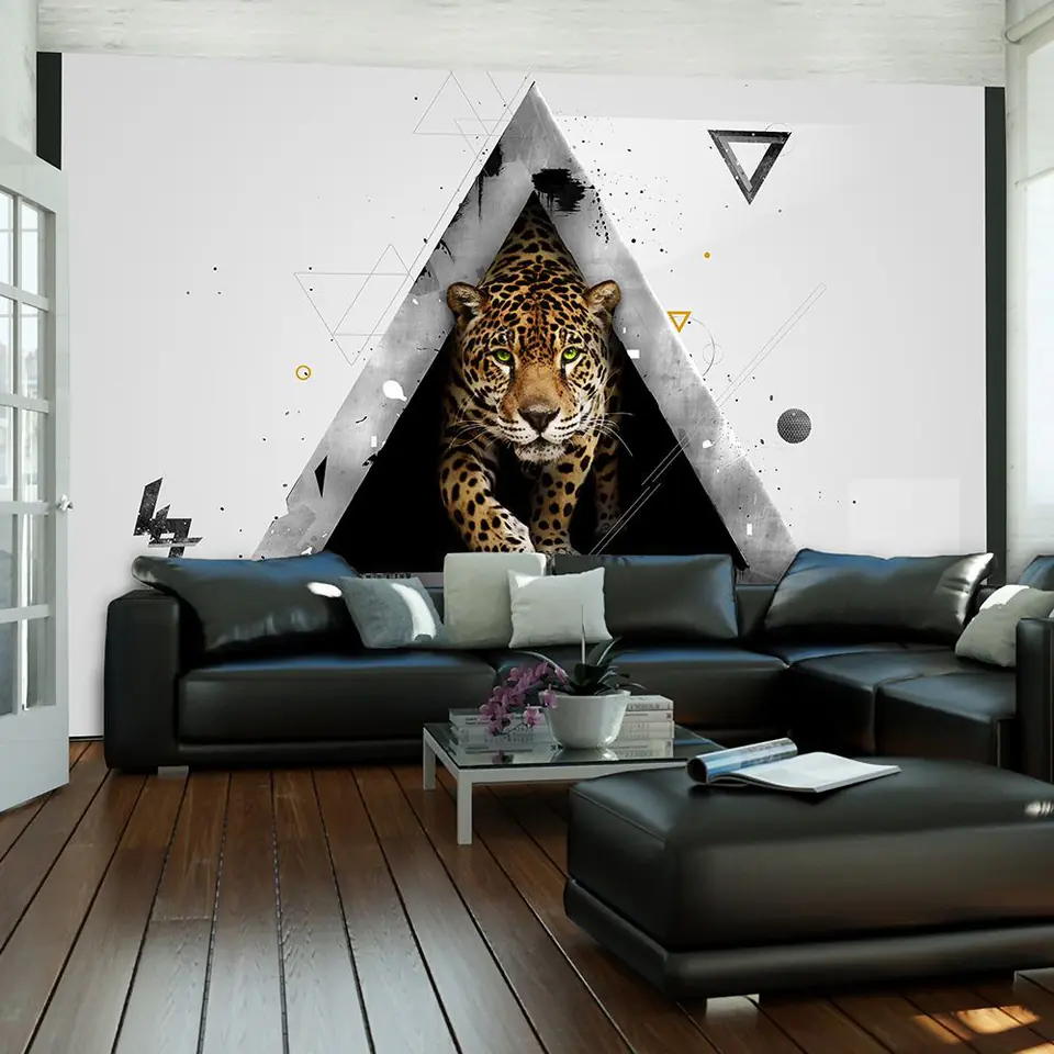 ⁨Wall mural - Wild abstraction (size 250x193)⁩ at Wasserman.eu