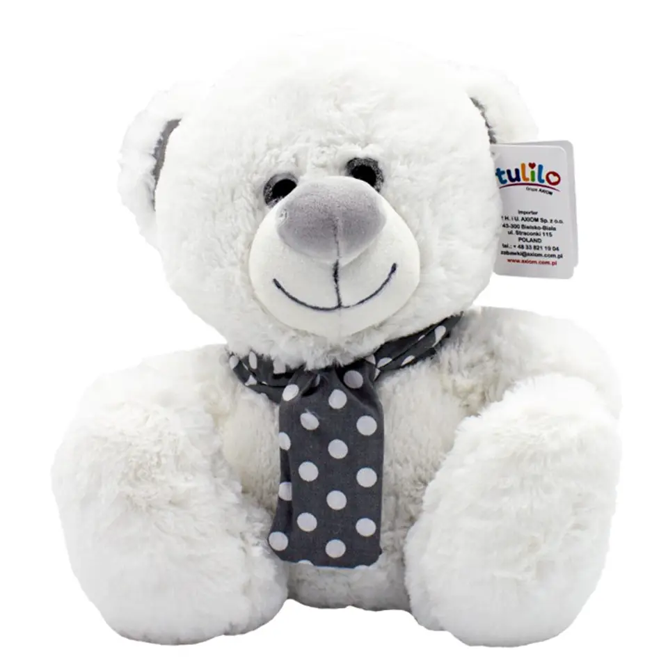 ⁨Plush toy Silver collection - Teddy bear white 25 cm⁩ at Wasserman.eu